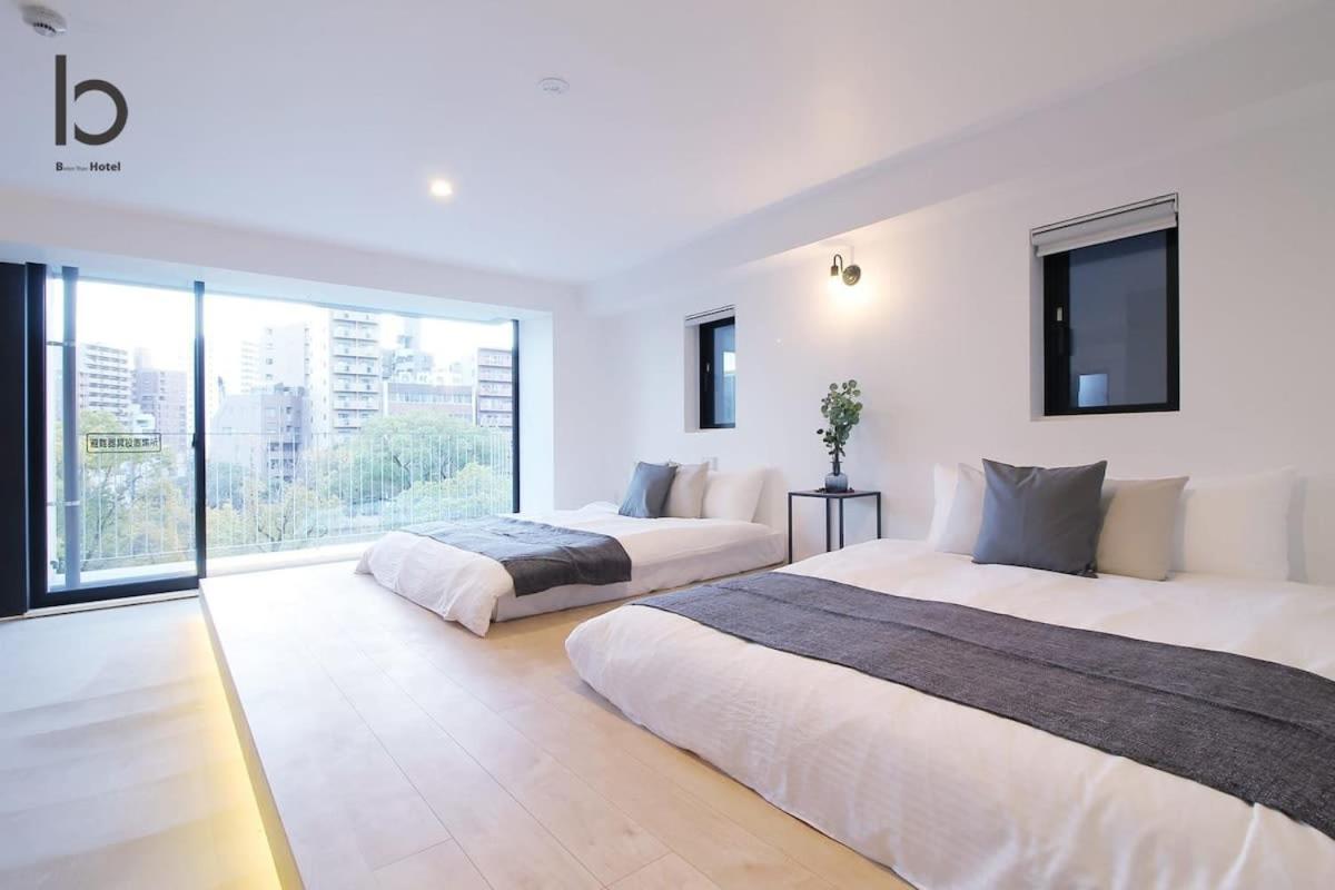 Bhotel Heiwaodori 201 - New Apt In Famous Hiroshima Dori Max 6P Buitenkant foto